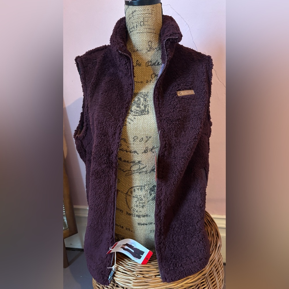 Columbia Deep Purple Fleece Vest